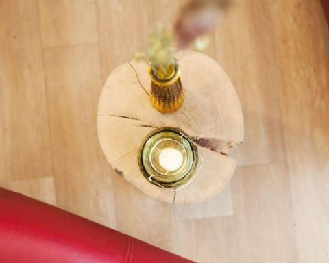 Impression from the hotel room in the Junior Suite Beerenauslese category at the Weinhotel Kaisergarten in Alzey in Rheinhessen