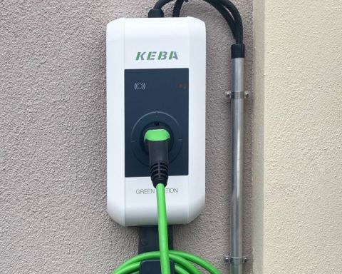 Wallbox charging station for electric vehicles