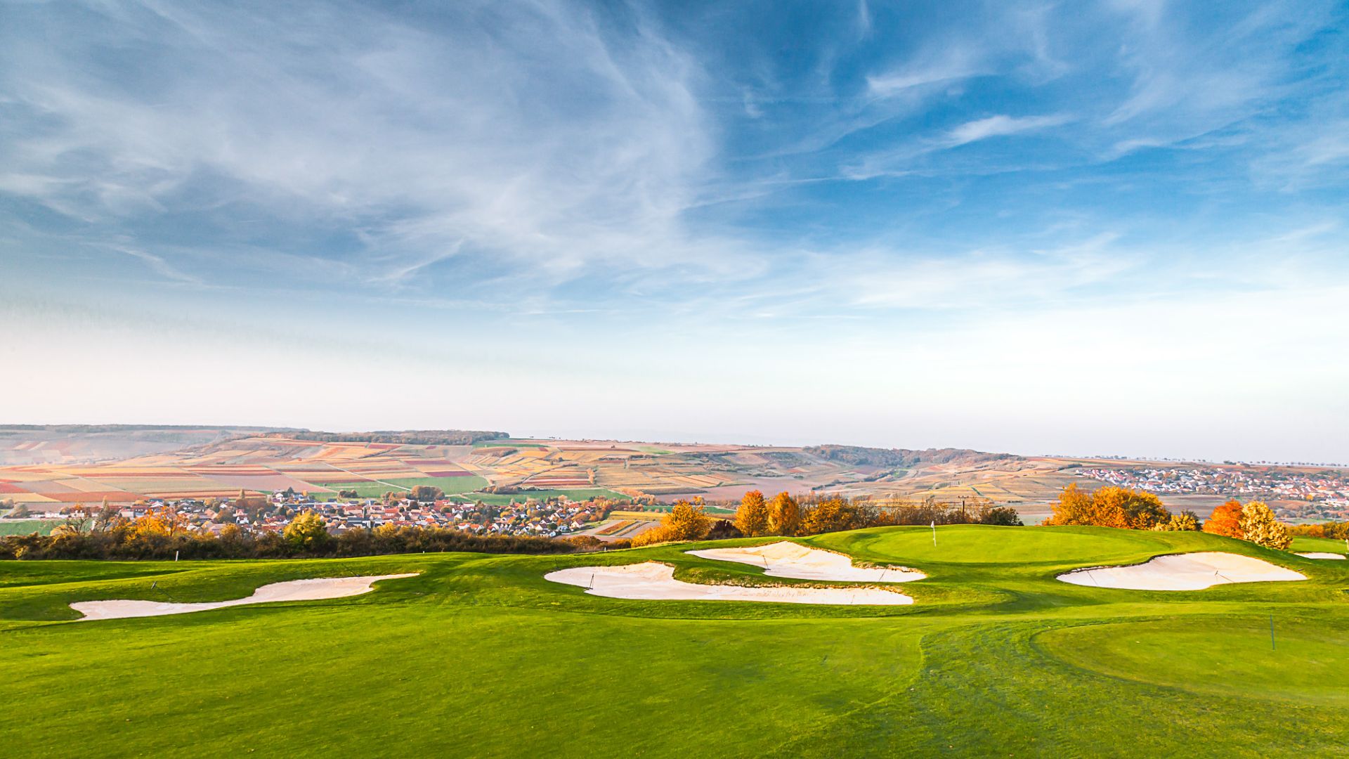 Panoramablick Golfclub Rheinhessen Hofgut Wißberg